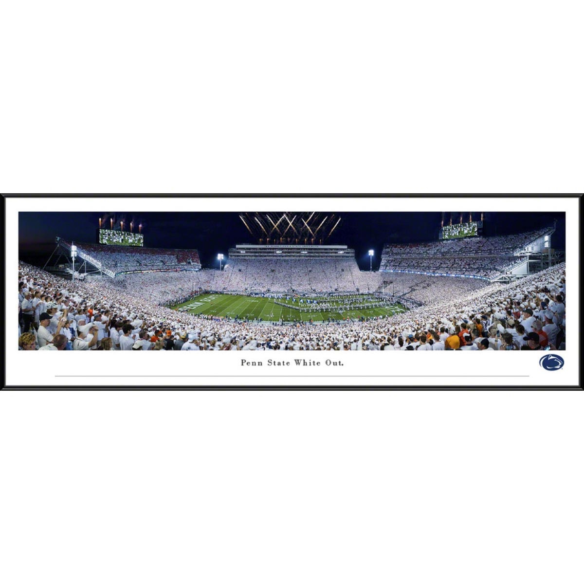 framed photo of Penn State White Out Run Out vs. Auburn